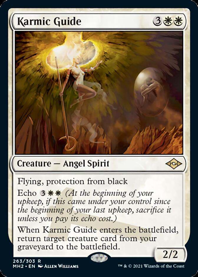 Karmic Guide (Foil Etched) [Modern Horizons 2] Magic: The Gathering