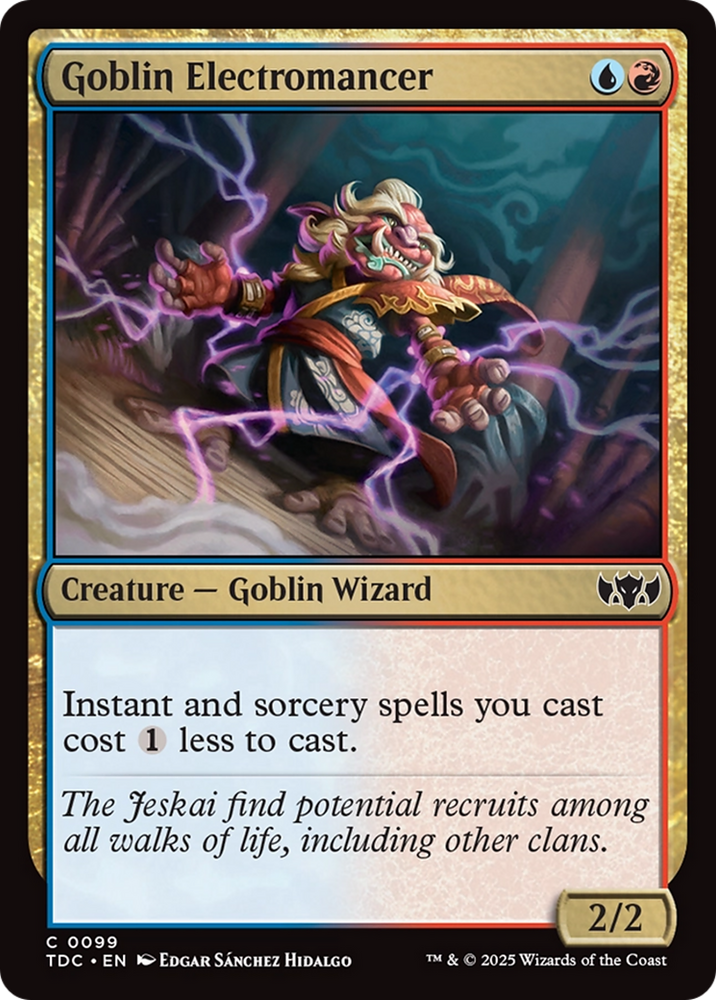Goblin Electromancer [Tarkir: Dragonstorm Commander] Magic: The Gathering