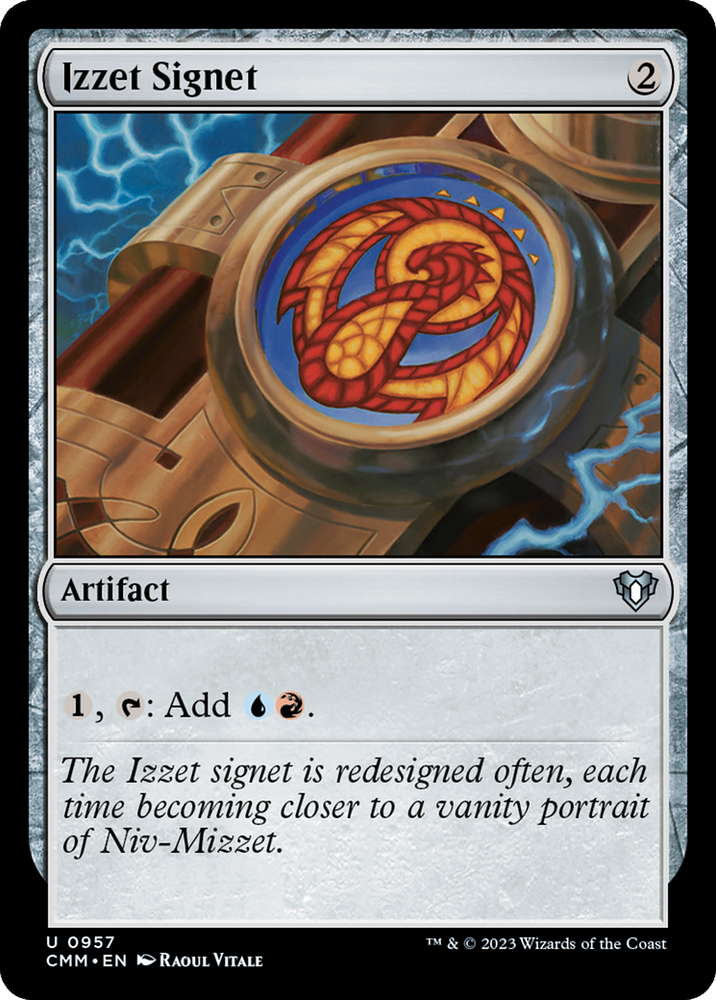 Izzet Signet [Commander Masters] Magic: The Gathering