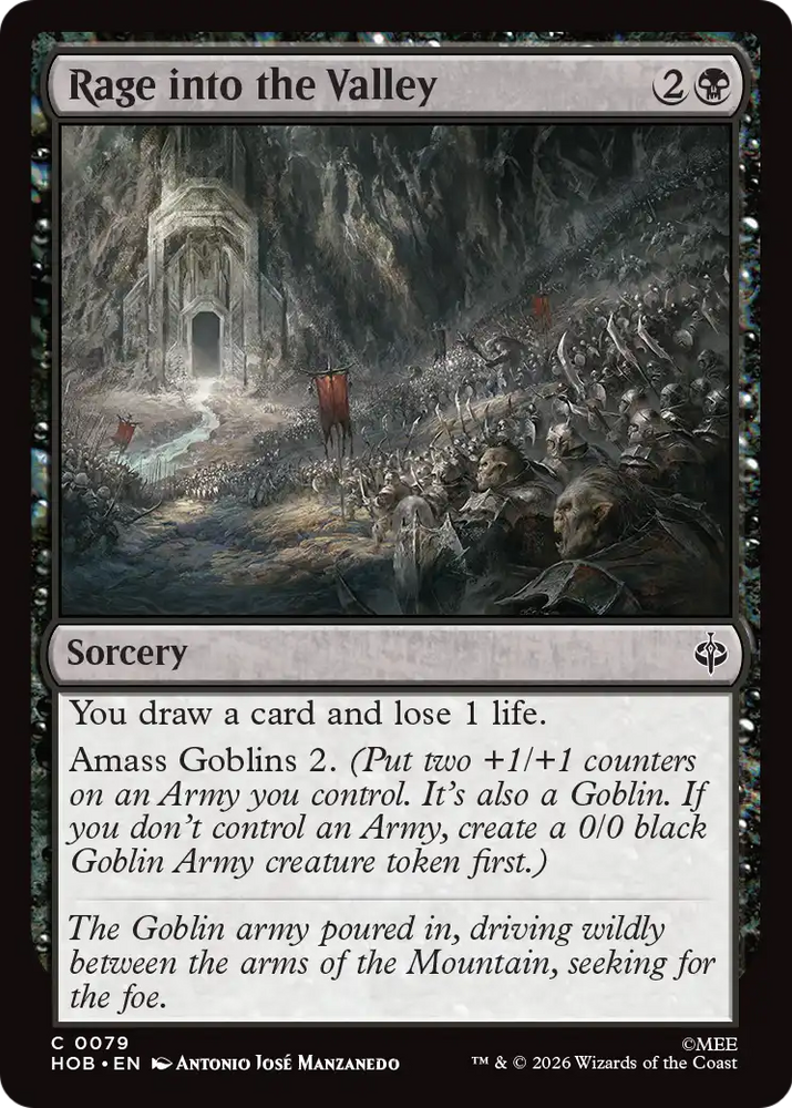 Rage into the Valley [The Hobbit] Magic: The Gathering