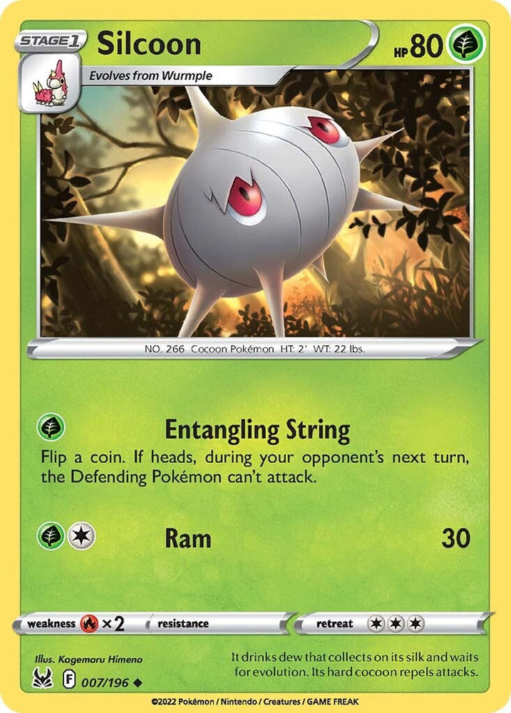 Silcoon (007/196) [Sword & Shield: Lost Origin] Pokémon