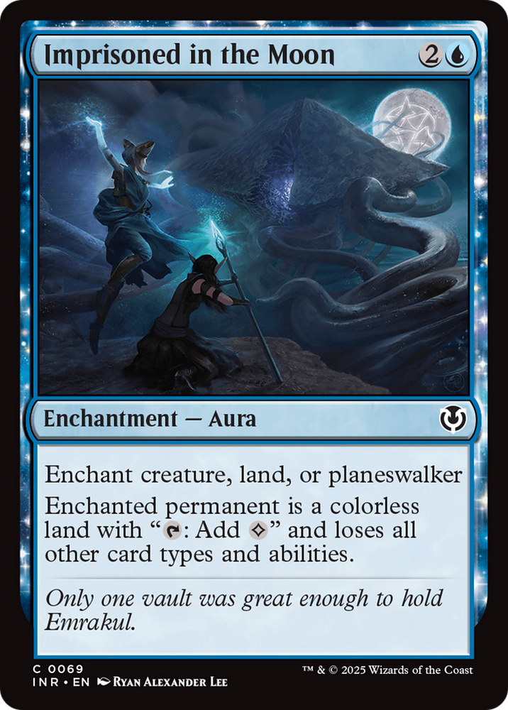 Imprisoned in the Moon [Innistrad Remastered] Magic: The Gathering