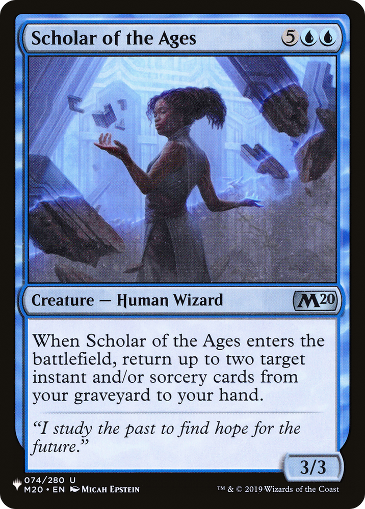 Scholar of the Ages [The List] Magic: The Gathering