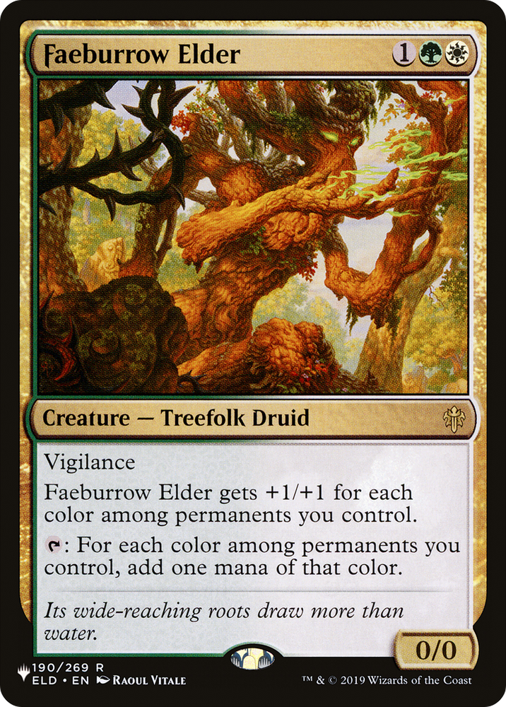 Faeburrow Elder [The List] Magic: The Gathering