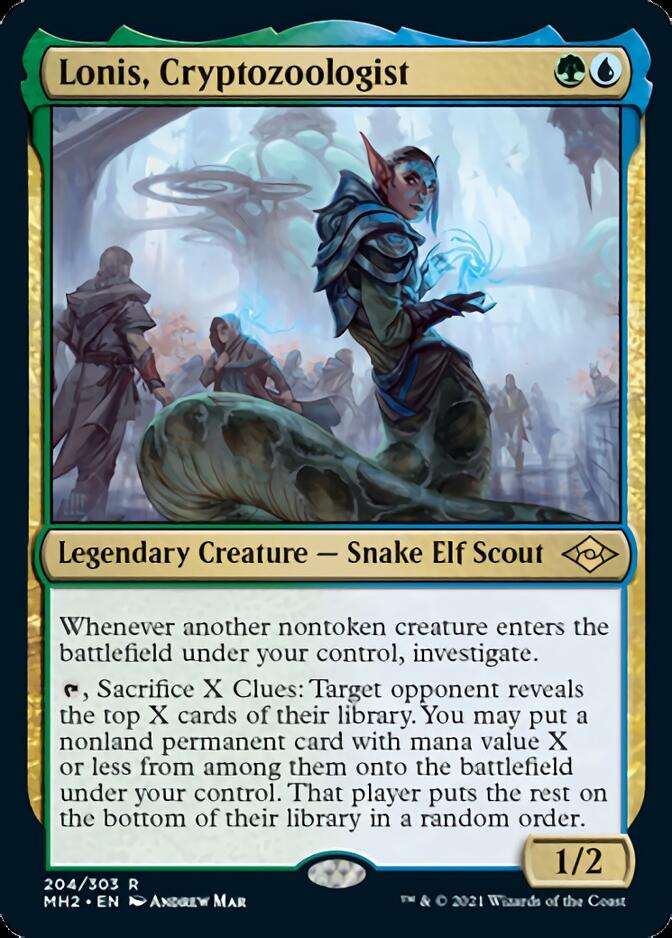 Lonis, Cryptozoologist [Modern Horizons 2] Magic: The Gathering