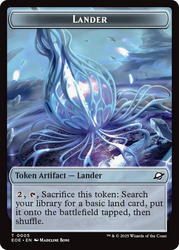 Robot // Lander (0005) Double-Sided Token [Edge of Eternities Tokens] Magic: The Gathering