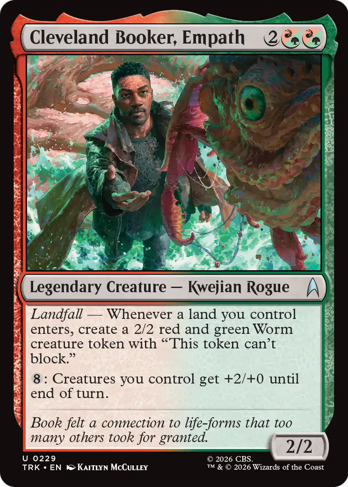 Cleveland Booker, Empath [Star Trek] Magic: The Gathering
