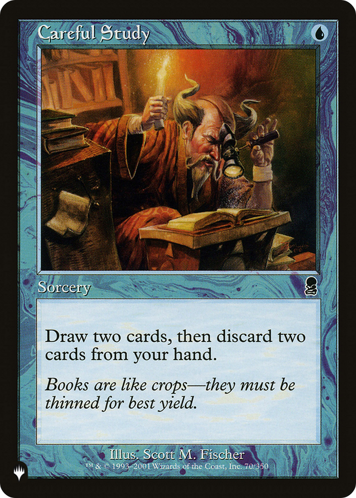 Careful Study [The List] Magic: The Gathering