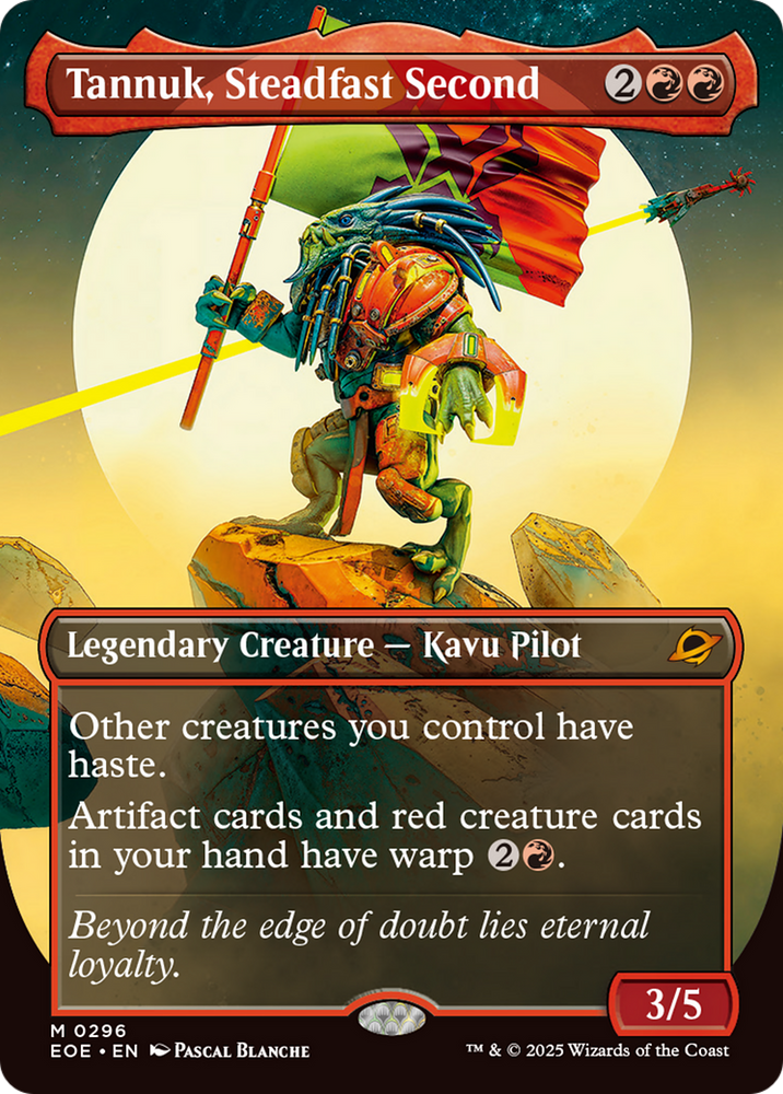Tannuk, Steadfast Second (Borderless) [Edge of Eternities] Magic: The Gathering