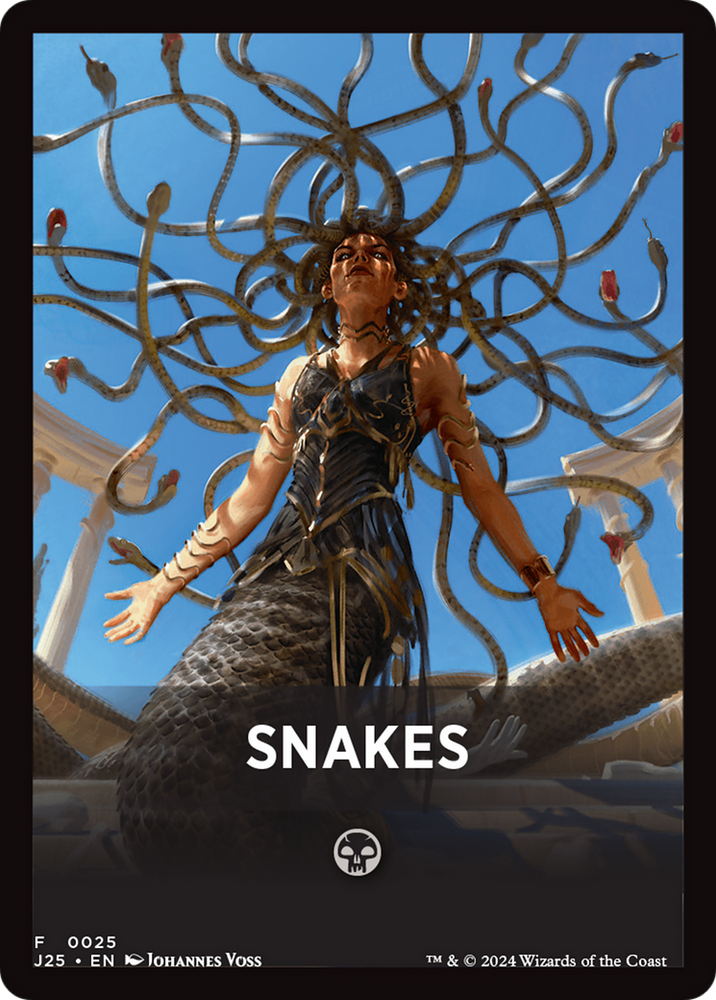 Snakes Theme Card [Foundations Jumpstart Front Cards] Magic: The Gathering