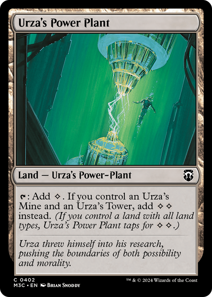 Urza's Power Plant (Ripple Foil) [Modern Horizons 3 Commander] Magic: The Gathering