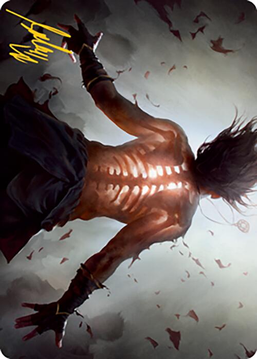 Piercing Rays Art Card (Gold-Stamped Signature) [Modern Horizons 2 Art Series] Magic: The Gathering