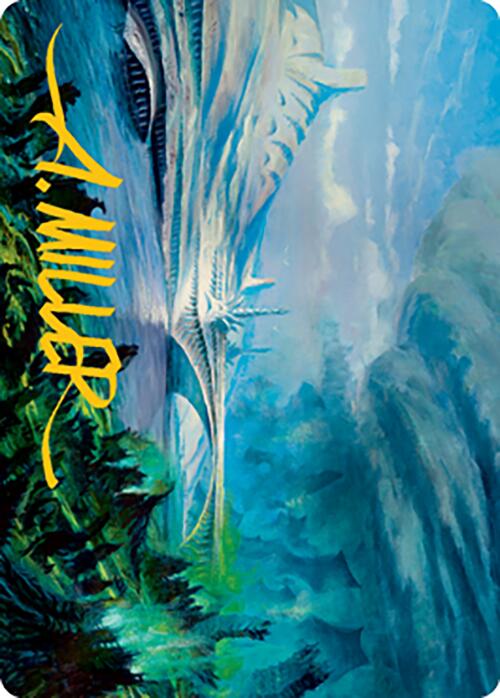 Goldmire Bridge Art Card (Gold-Stamped Signature) [Modern Horizons 2 Art Series] Magic: The Gathering
