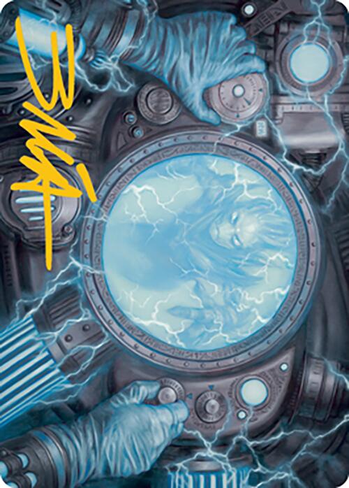 Recalibrate Art Card (Gold-Stamped Signature) [Modern Horizons 2 Art Series] Magic: The Gathering