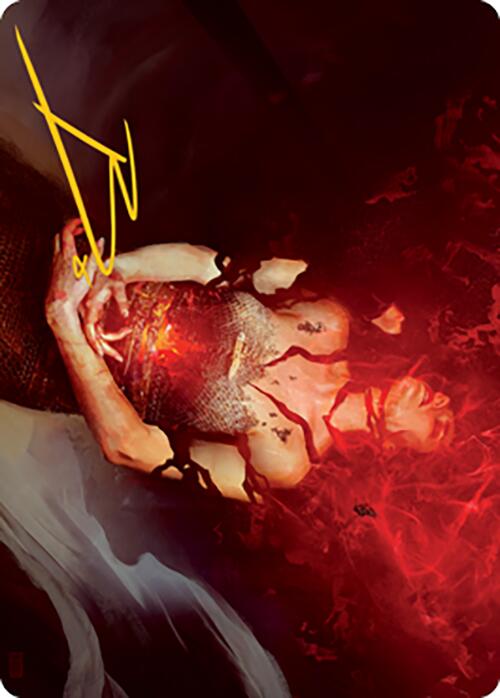 Flay Essence Art Card (Gold-Stamped Signature) [Modern Horizons 2 Art Series] Magic: The Gathering