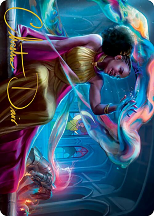 Radiant Epicure Art Card (Gold-Stamped Signature) [Modern Horizons 2 Art Series] Magic: The Gathering