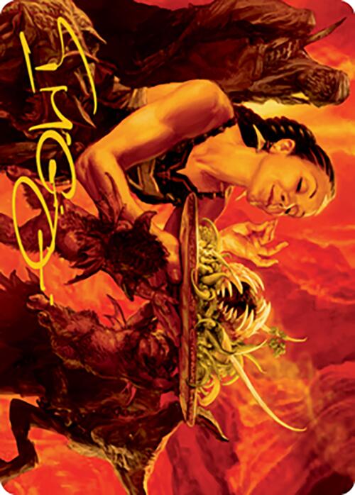 Chef's Kiss Art Card (Gold-Stamped Signature) [Modern Horizons 2 Art Series] Magic: The Gathering