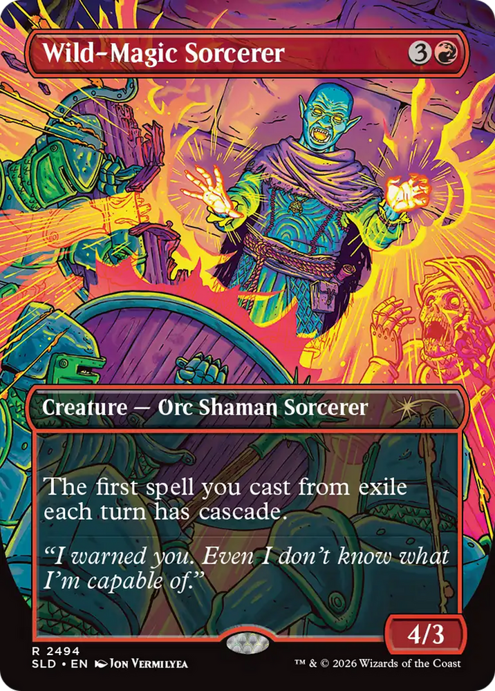 Wild-Magic Sorcerer [Secret Lair Drop Series] Magic: The Gathering