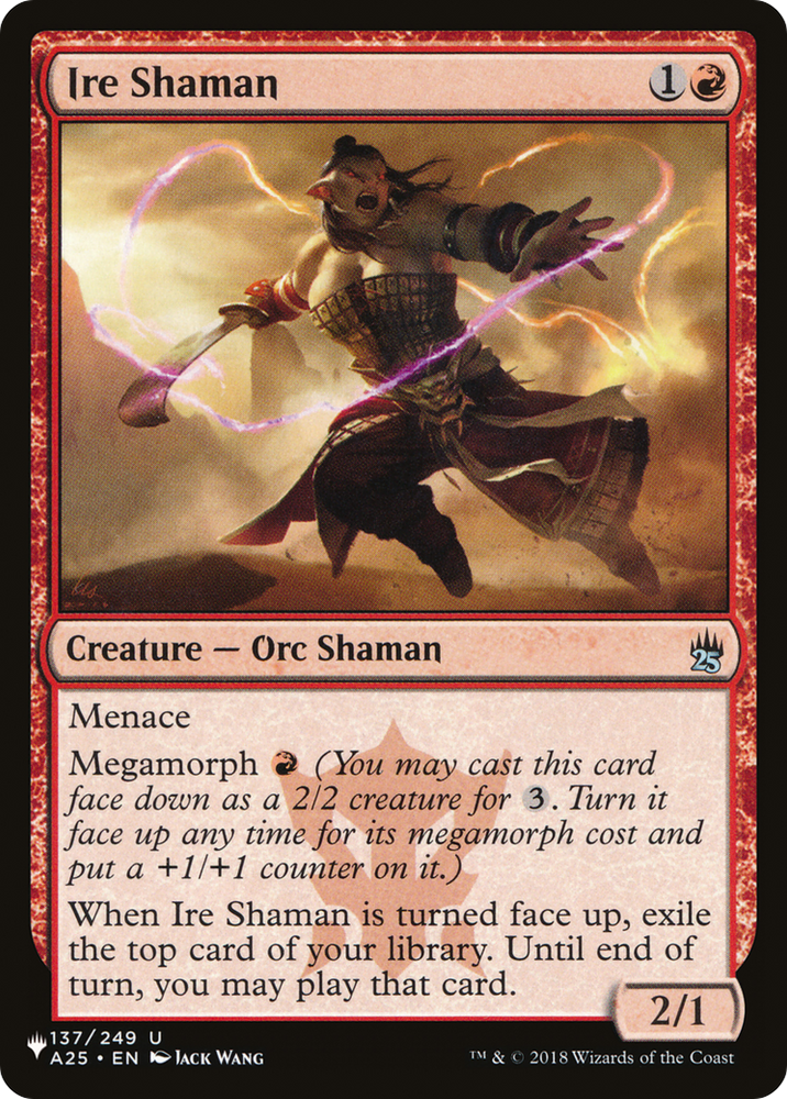 Ire Shaman [The List] Magic: The Gathering