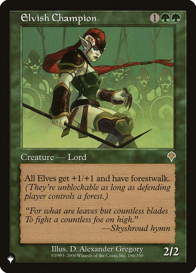 Elvish Champion [The List] Magic: The Gathering