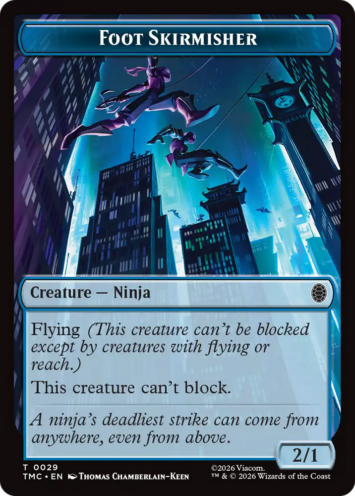 Foot Skirmisher [Teenage Mutant Ninja Turtles Commander] Magic: The Gathering