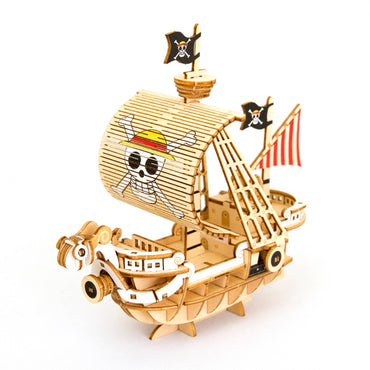 Wa-gu-mi One Piece Going Merry Ship Model Wooden 3D Puzzles