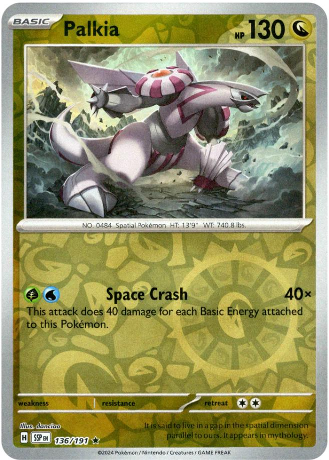 Palkia (136/191) [Scarlet & Violet: Surging Sparks] Pokémon