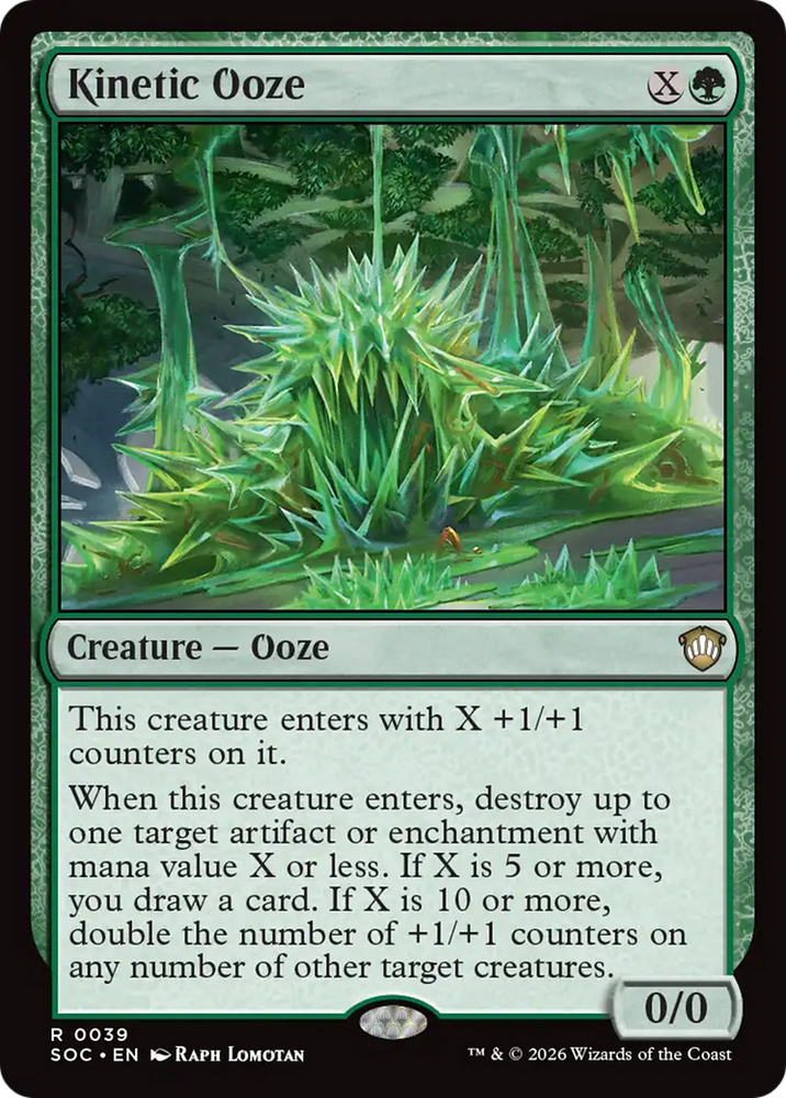 Kinetic Ooze [Secrets of Strixhaven Commander] Magic: The Gathering