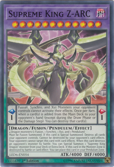 Supreme King Z-ARC [LED6-EN054] Common Yu-Gi-Oh!