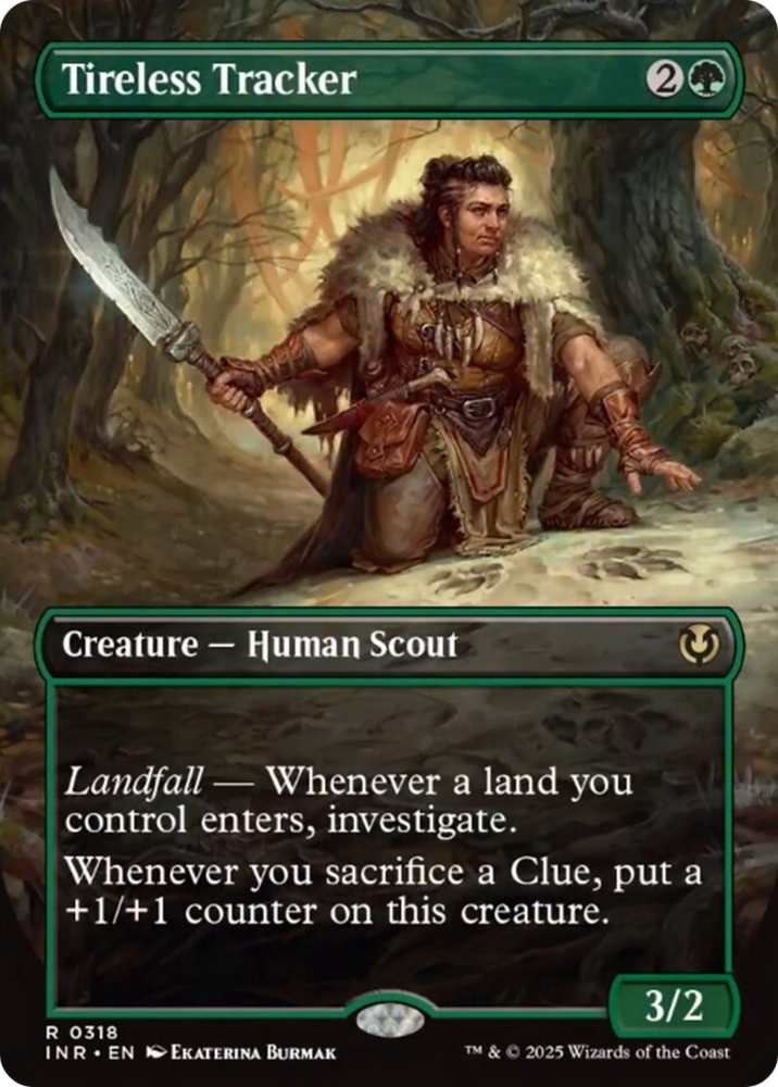 Tireless Tracker (Borderless) [Innistrad Remastered] Magic: The Gathering