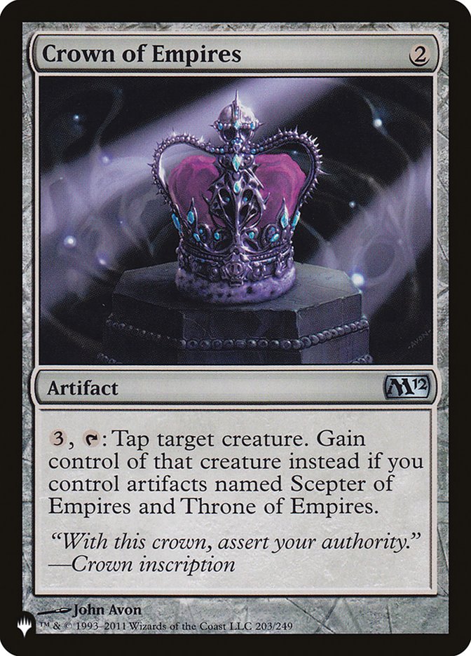 Crown of Empires [The List] Magic: The Gathering