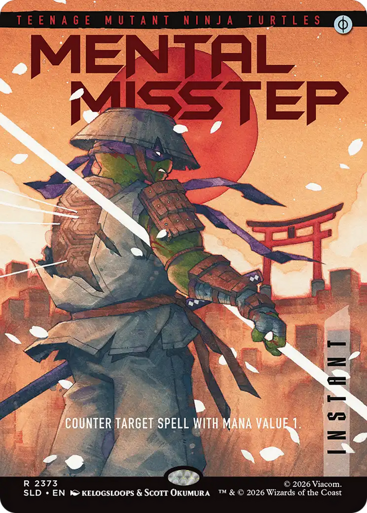 Mental Misstep (2373) [Secret Lair Drop Series] Magic: The Gathering