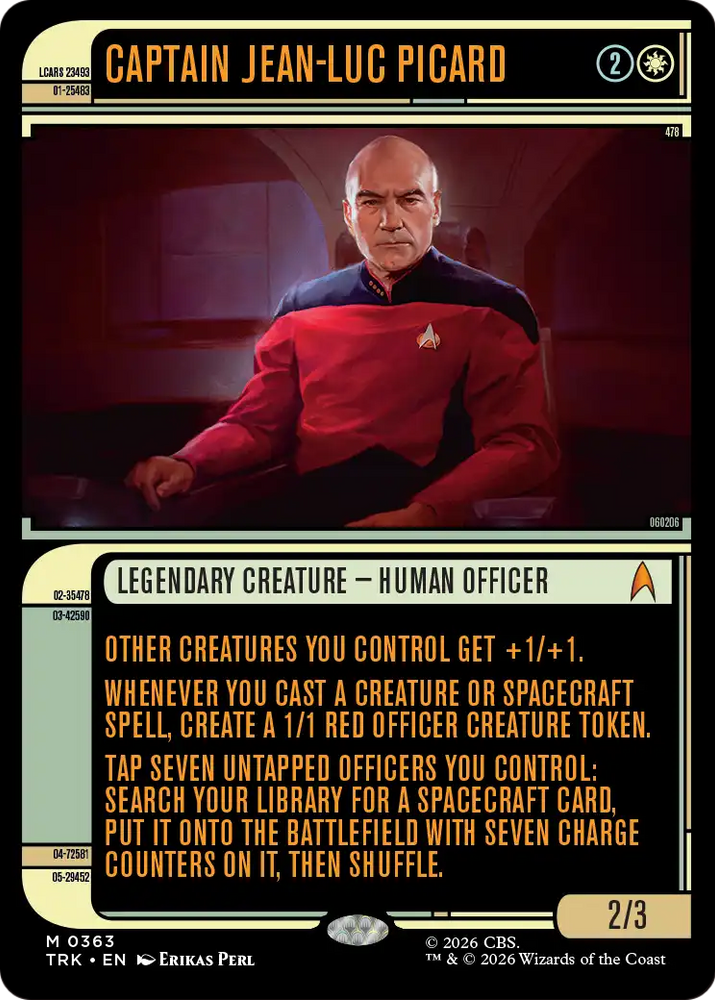 Captain Jean-Luc Picard (Showcase) [Star Trek] Magic: The Gathering