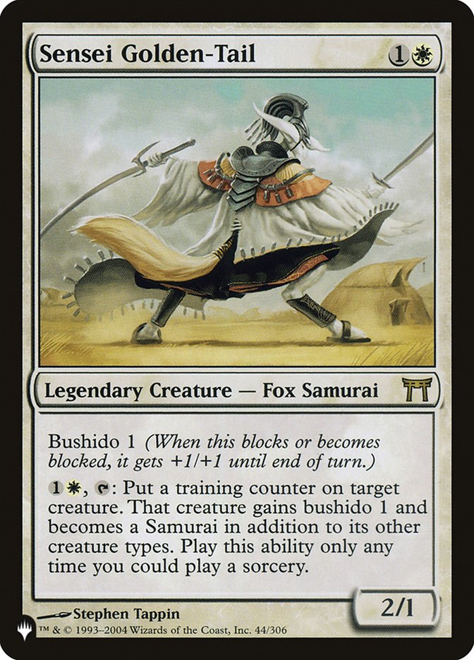 Sensei Golden-Tail [The List] Magic: The Gathering