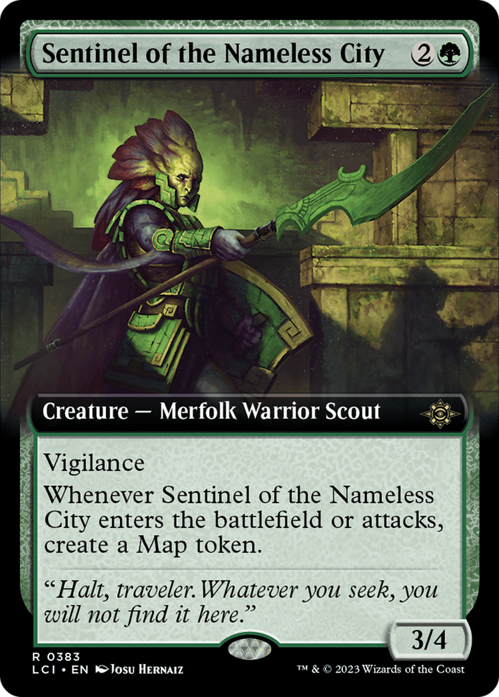 Sentinel of the Nameless City (Extended Art) [The Lost Caverns of Ixalan] Magic: The Gathering