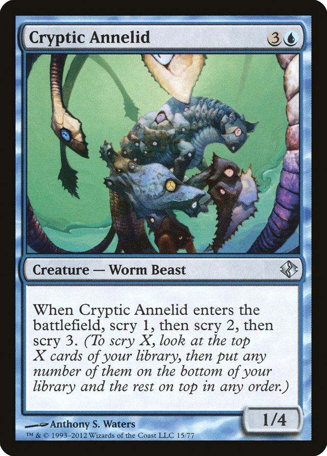 Cryptic Annelid [Duel Decks: Venser vs. Koth] Magic: The Gathering