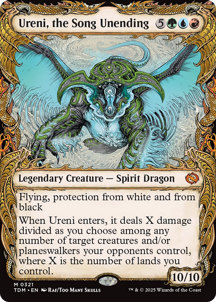 Ureni, the Song Unending (Showcase) [Tarkir: Dragonstorm] Magic: The Gathering