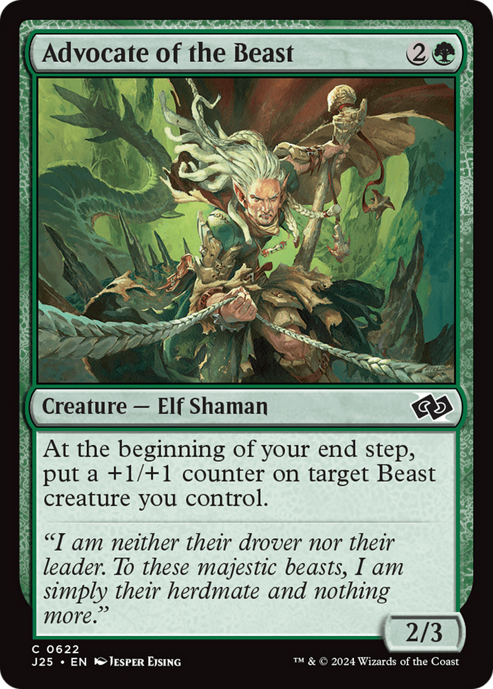 Advocate of the Beast [Foundations Jumpstart] Magic: The Gathering