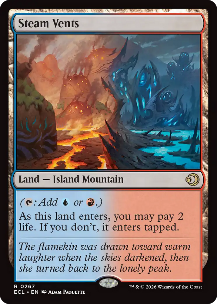 Steam Vents [Lorwyn Eclipsed] Magic: The Gathering