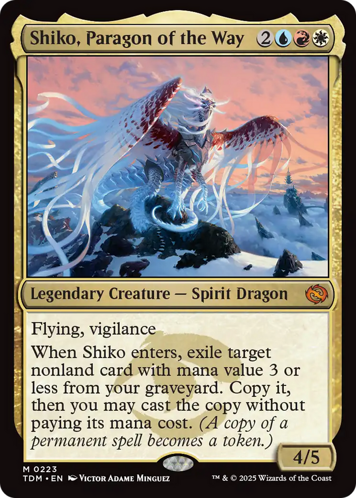Shiko, Paragon of the Way [Tarkir: Dragonstorm] Magic: The Gathering