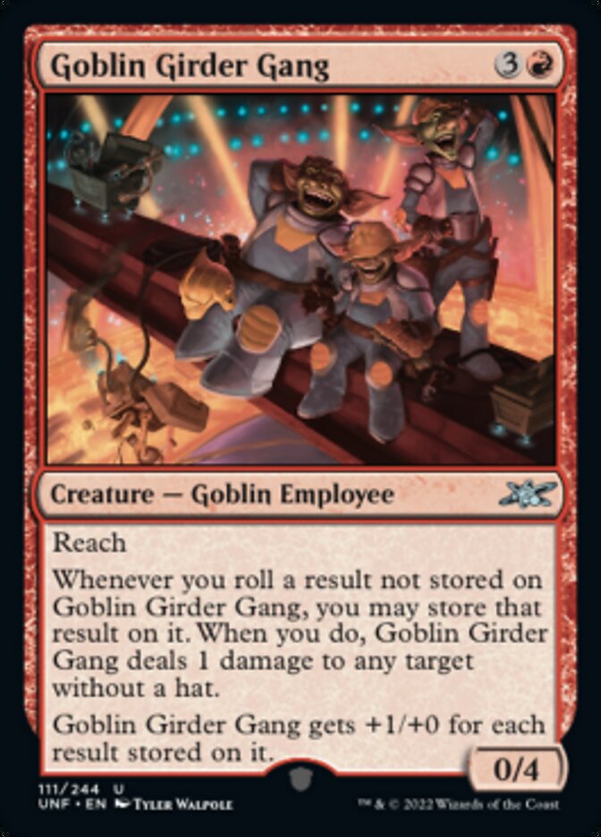 Goblin Girder Gang [Unfinity] Magic: The Gathering