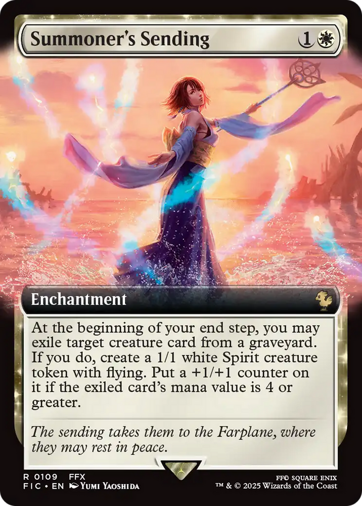 Summoner's Sending (Extended Art) [FINAL FANTASY Commander] Magic: The Gathering
