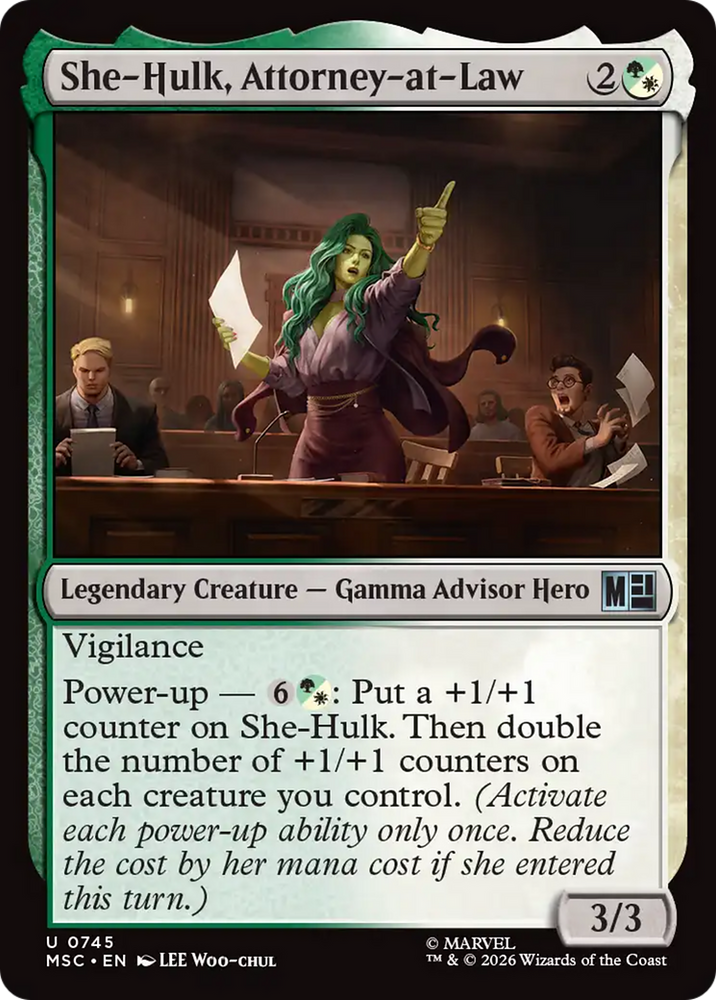 She-Hulk, Attorney-at-Law [Marvel Super Heroes Commander] Magic: The Gathering