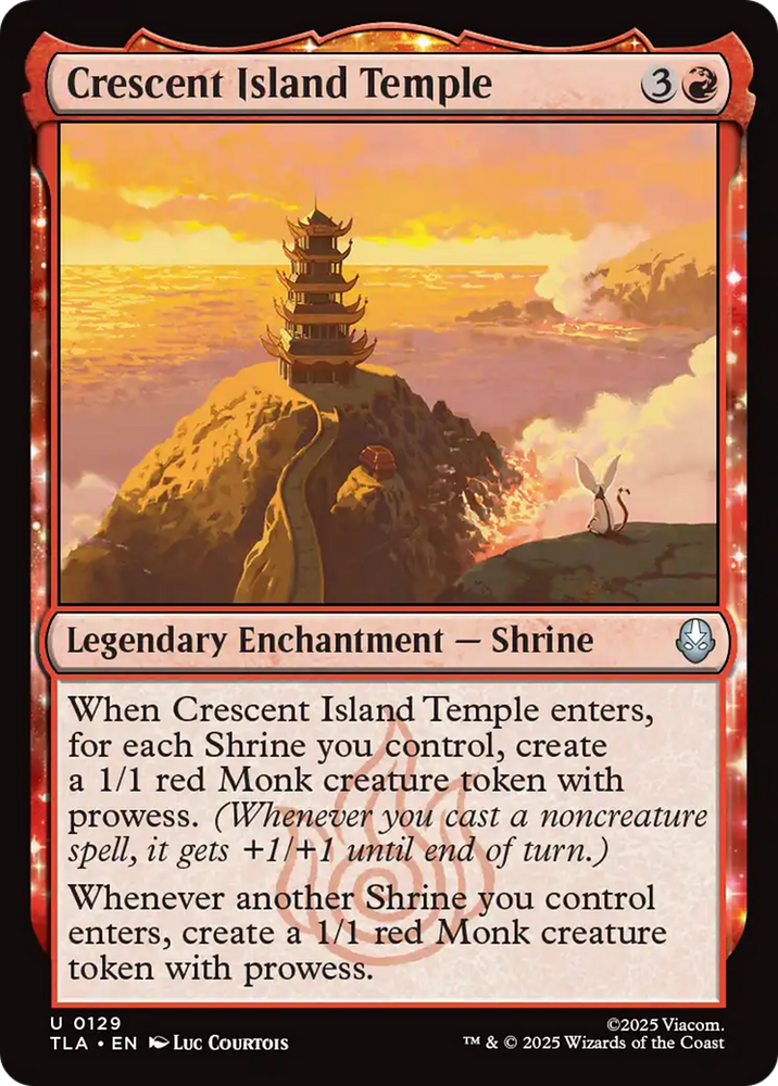 Crescent Island Temple [Avatar: The Last Airbender] Magic: The Gathering