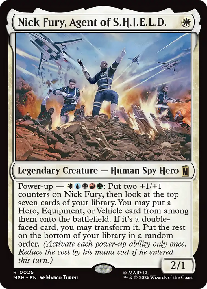Nick Fury, Agent of S.H.I.E.L.D. [Marvel Super Heroes] Magic: The Gathering