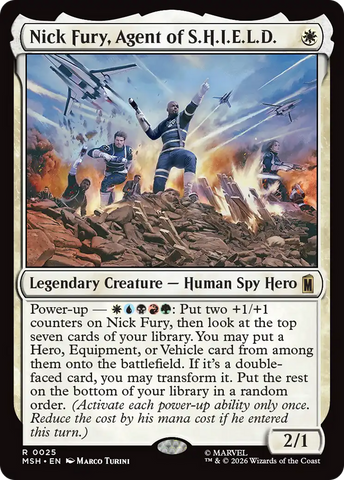 Nick Fury, Agent of S.H.I.E.L.D. [Marvel Super Heroes] Magic: The Gathering