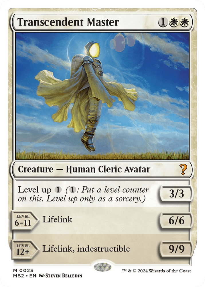 Transcendent Master (White Border) [Mystery Booster 2] Magic: The Gathering