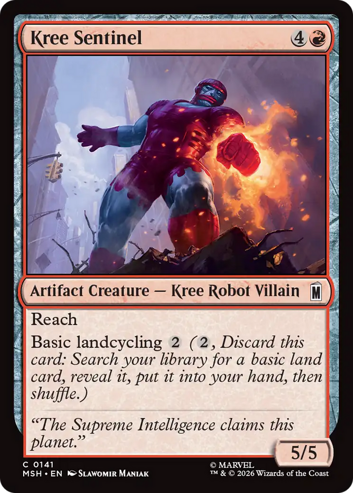 Kree Sentinel [Marvel Super Heroes] Magic: The Gathering