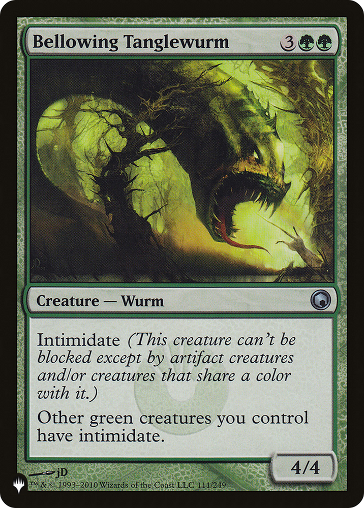 Bellowing Tanglewurm [The List] Magic: The Gathering
