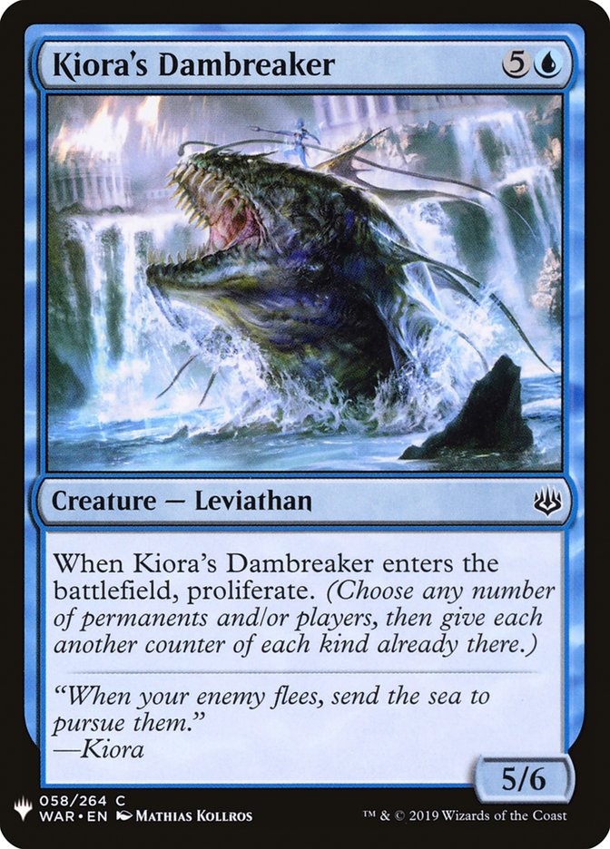 Kiora's Dambreaker [Mystery Booster] Magic: The Gathering